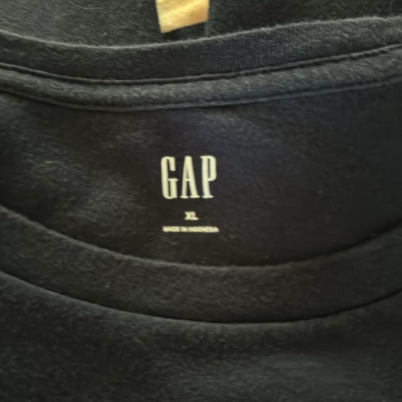 GAP LOGO LONG SLEEVE TEE BLUE WITH WHITE LOGO SIXE XL - Picture 3 of 3
